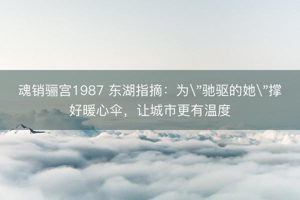 魂销骊宫1987 东湖指摘：为